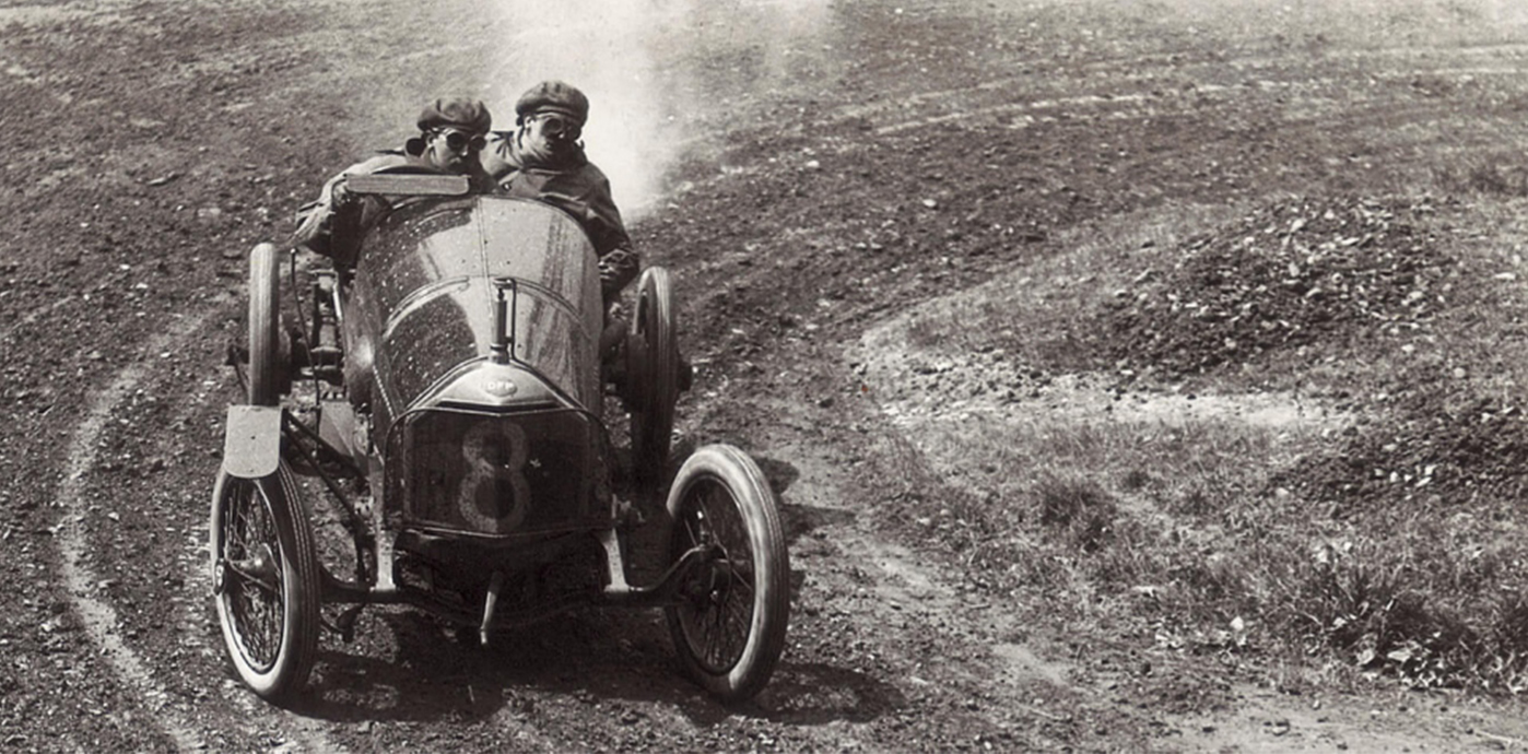 WO Bentleyin his DFP 1914